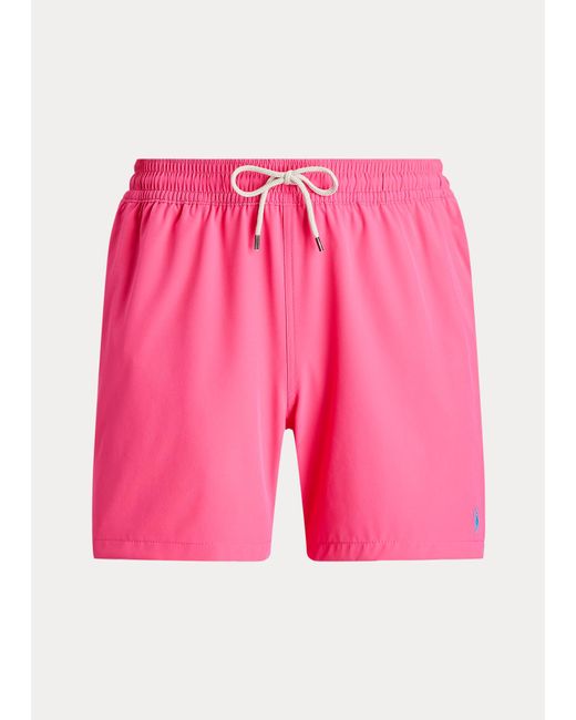 Polo Ralph Lauren Klassieke Traveler Zwembroek, 14,6 Cm in het Roze voor  heren | Lyst NL