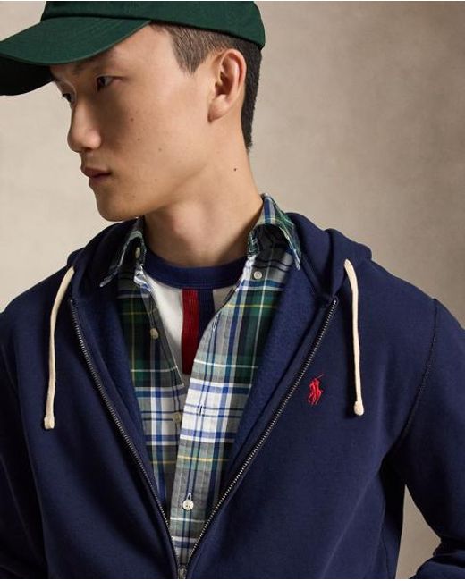 Polo Ralph Lauren Blue The Rl Fleece Hoodie for men