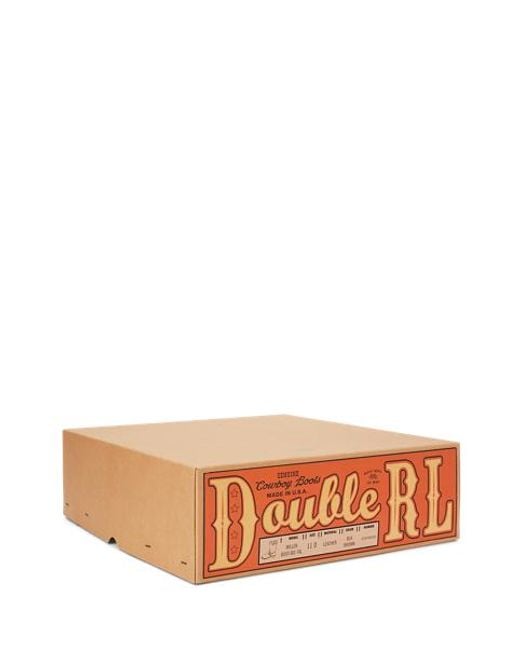 RRL Black Leather Boot for men
