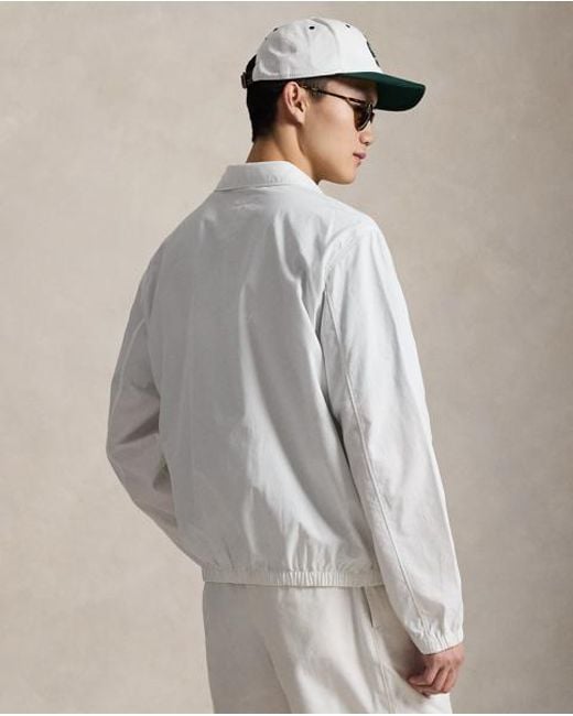 Polo Ralph Lauren White The Bayport Poplin Jacket for men