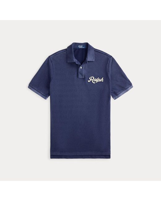 Polo Ralph Lauren Blue The Ralph Lauren Logo Polo Shirt for men