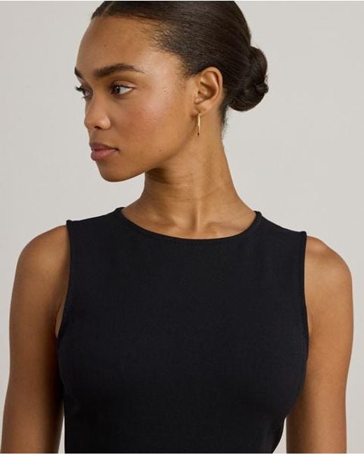 Ralph Lauren Black Ponte Sleeveless Dress