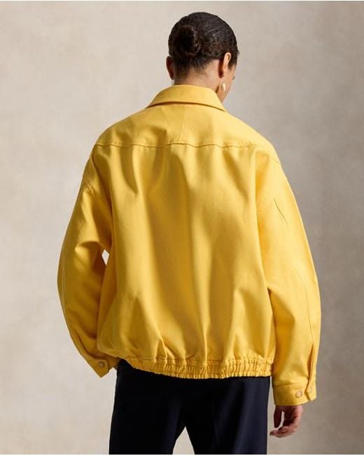 Polo Ralph Lauren Metallic Oversized Cotton Windbreaker