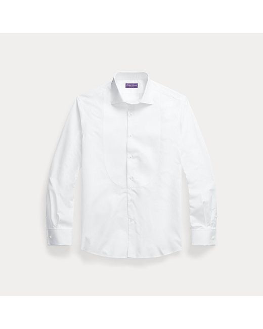 Ralph Lauren Purple Label Poplin Smokingoverhemd Met Franse Manchet in het White voor heren