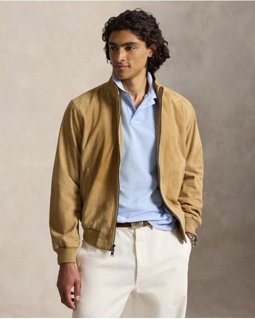 Polo Ralph Lauren Blue The Iconic Custom Slim Fit Mesh Polo for men