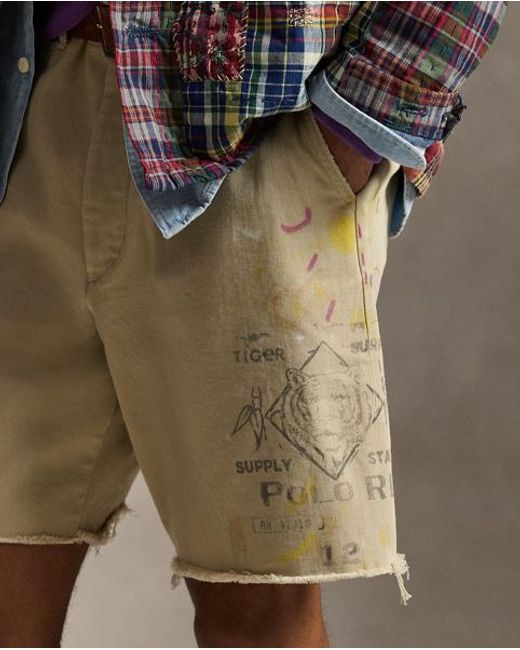 Polo Ralph Lauren Natural The 21.5 Cm Big Chino Short for men