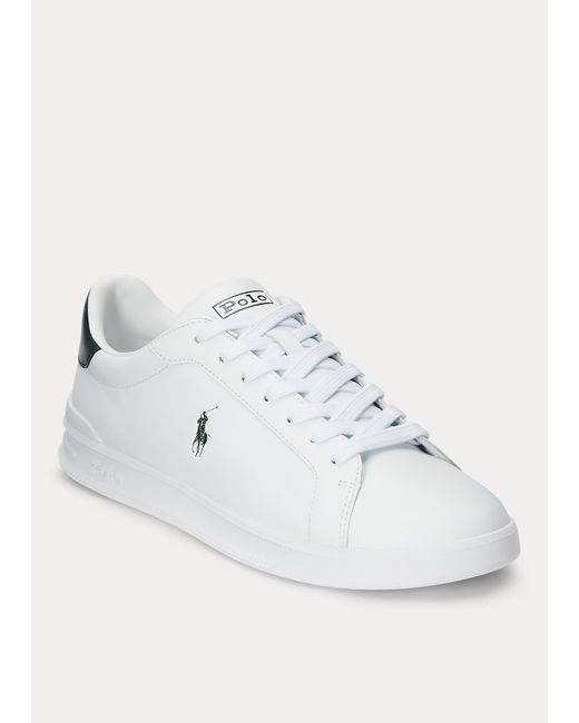 Polo Ralph Lauren Leder Leder-Sneaker Heritage Court II in Weiß für Herren  - Sparen Sie 17% | Lyst AT