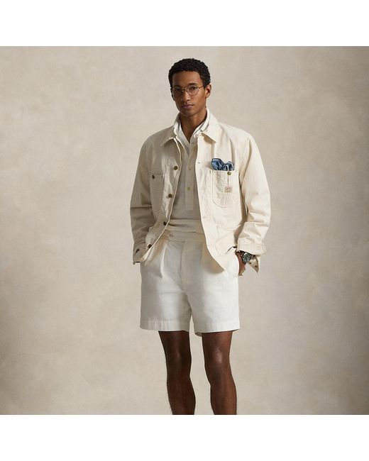 Polo Ralph Lauren Natural 18 Cm Relaxed Fit Twill Officer's Short for men