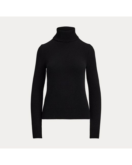 Ralph Lauren Kasjmier Trui Met Turtleneck in het Black