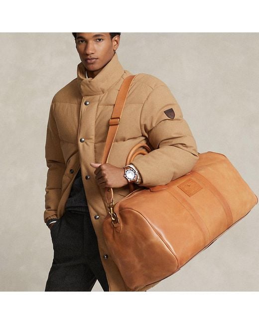 Polo Ralph Lauren Natural Heritage Leather Duffel for men