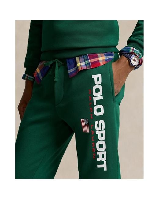 Ralph Lauren Fleecejogginghose Polo Sport in Green für Herren