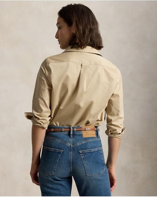Polo Ralph Lauren Natural Classic Fit Cotton Twill Shirt