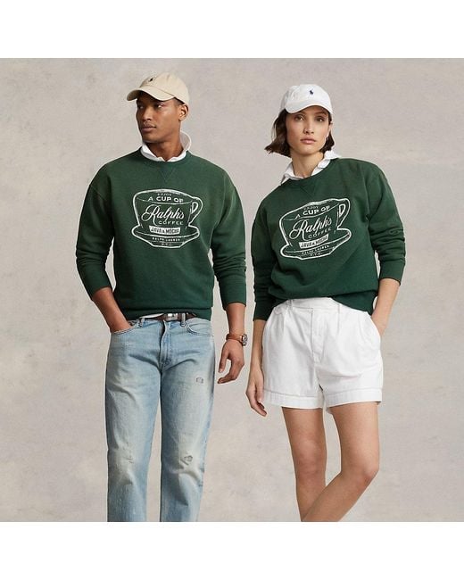 Polo Ralph Lauren Green Ralph's Coffee Sweatshirt