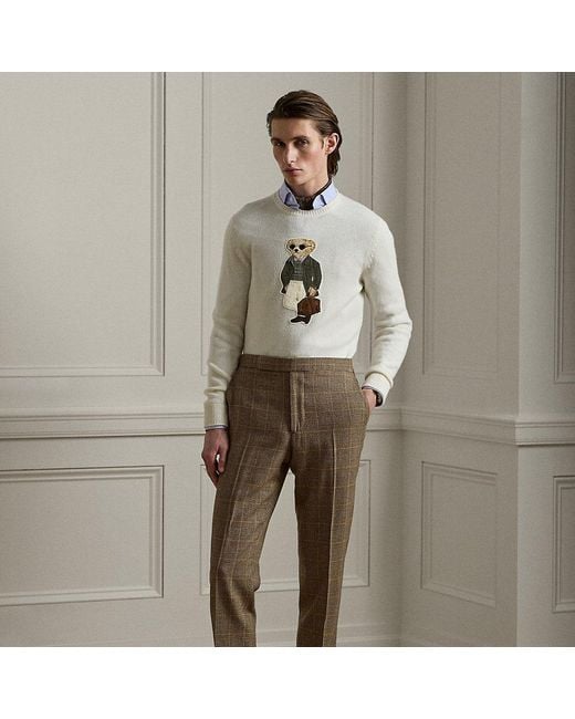 Ralph Lauren Handgefertigte Anzughose Gregory in Brown für Herren