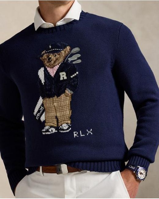 Ralph Lauren Performance-Pullover Mit Polo Bear in Blue für Herren