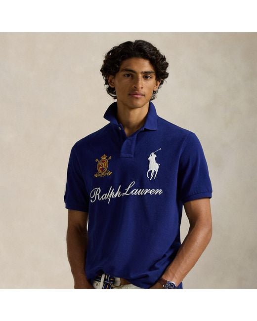Polo Ralph Lauren Big Pony 20Th Anniversary Polo Shirt in Blue for
