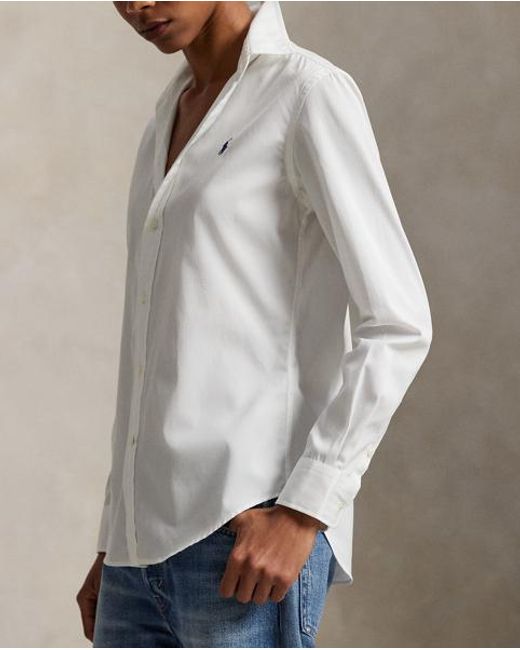 Polo Ralph Lauren Gray Slim Fit Cotton Shirt