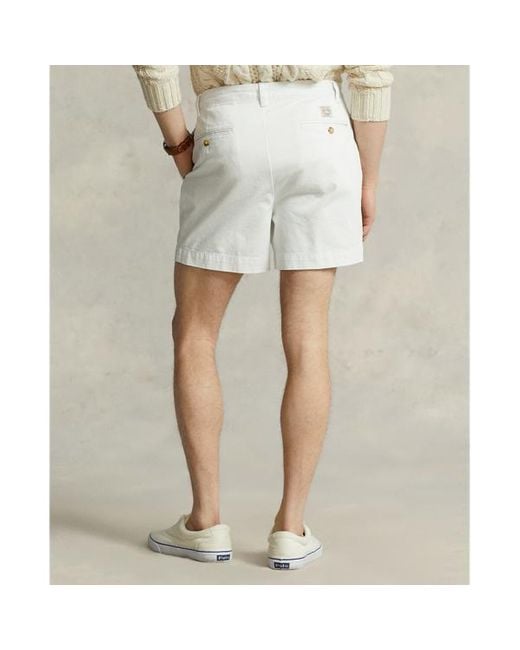 Polo Ralph Lauren Natural 5-inch Cormac Relaxed Fit Pleated Short for men