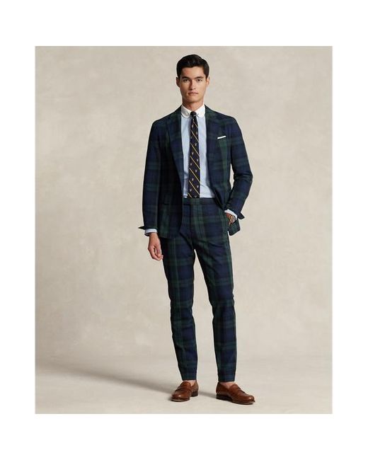 Polo Ralph Lauren Karierte Anzughose aus Seersucker in Blue für Herren