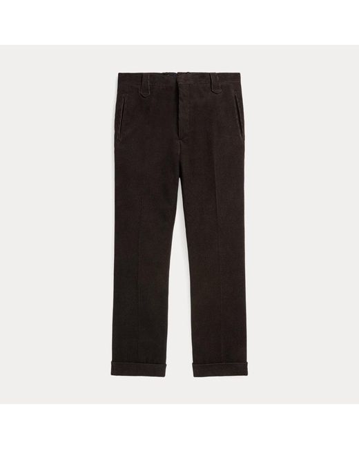 Ralph Lauren Slim Fit Corduroy Suit Trouser in Black for Men Lyst UK