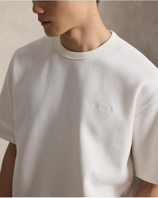 Polo Ralph Lauren White Relaxed Fit Double-Knit T-Shirt for men