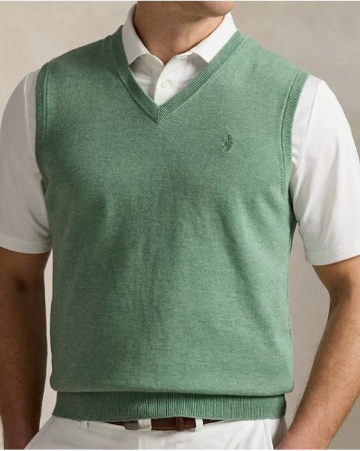 Ralph Lauren Performance-Pullunder Mit Baumwolle in Green für Herren