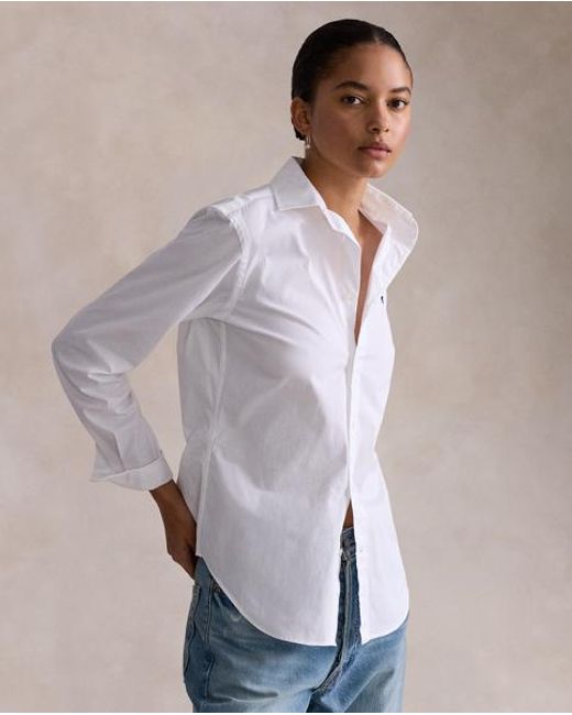 Polo Ralph Lauren Gray Slim Fit Cotton Shirt