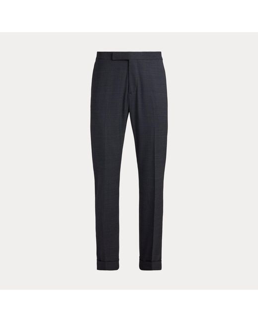 Polo Ralph Lauren Blue Wool-Blend Suit Trouser for men