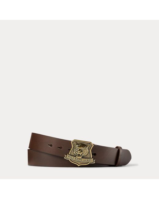 Beige Brown / Beige Cafe All-Over Genuine Stingray Tiger Pattern Design Finish Belt
