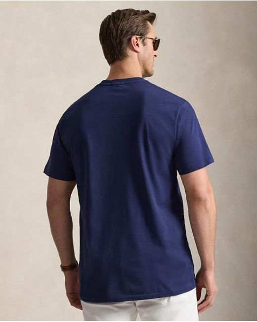 Polo Ralph Lauren Blue Polo Bear Jersey T-Shirt for men