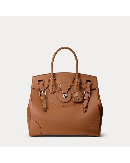 Ralph Lauren Brown Nappa Calfskin Soft Ricky 27