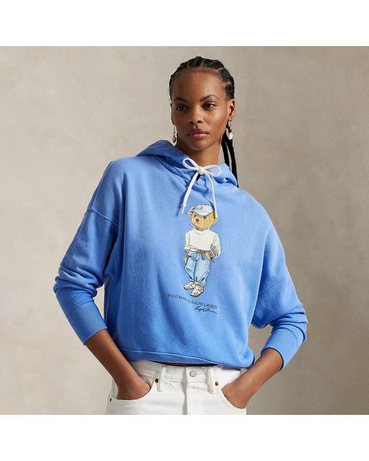 Ralph Lauren Blue Polo Bear Hoodie