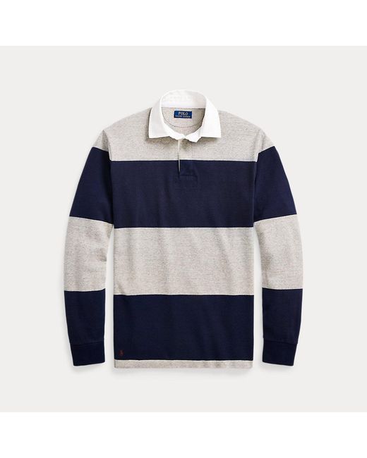 Ralph Lauren Blue The Iconic Rugby Shirt for men