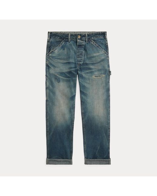 RRL Engineer-Fit Jeans mit Mayville-Waschung in Blue für Herren