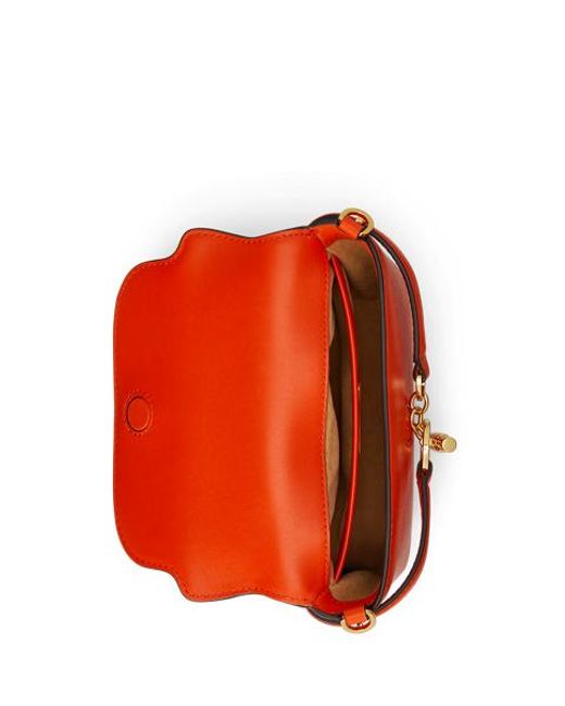 Ralph Lauren Blue Leather Small Blaike Crossbody Bag