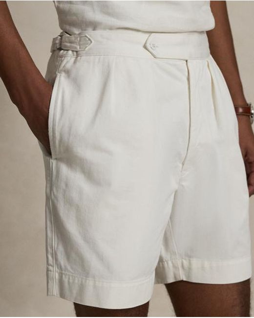 Polo Ralph Lauren Natural 18 Cm Relaxed Fit Twill Officer's Short for men