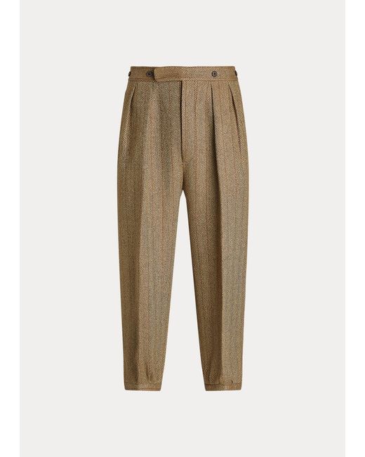 Polo Ralph Lauren Natural Linen-blend Plus Twos Suit Trouser for men