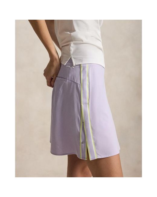 Ralph Lauren Purple Snapped Side Hem Performance Skort