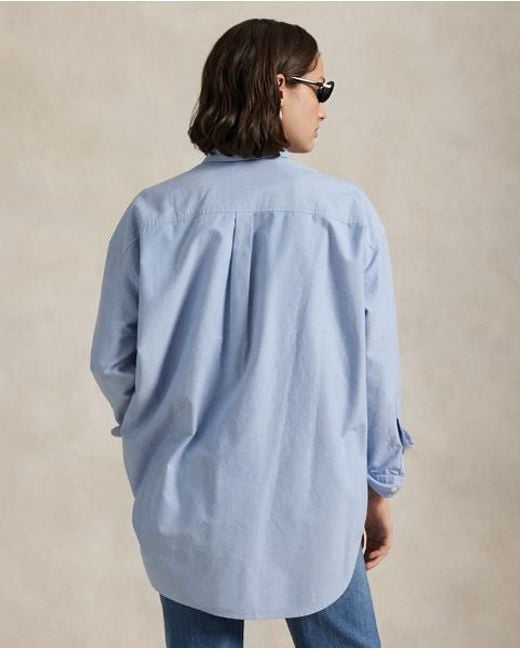 Polo Ralph Lauren Blue The Big Cotton Oxford Shirt