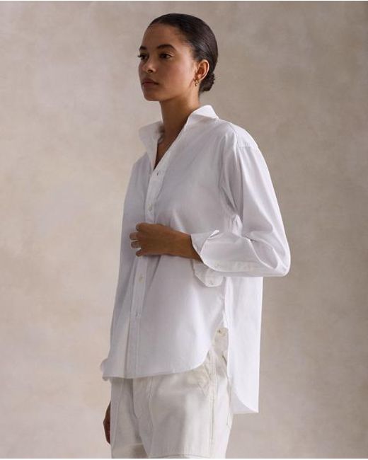 Ralph Lauren Gray Relaxed Fit Cotton Shirt