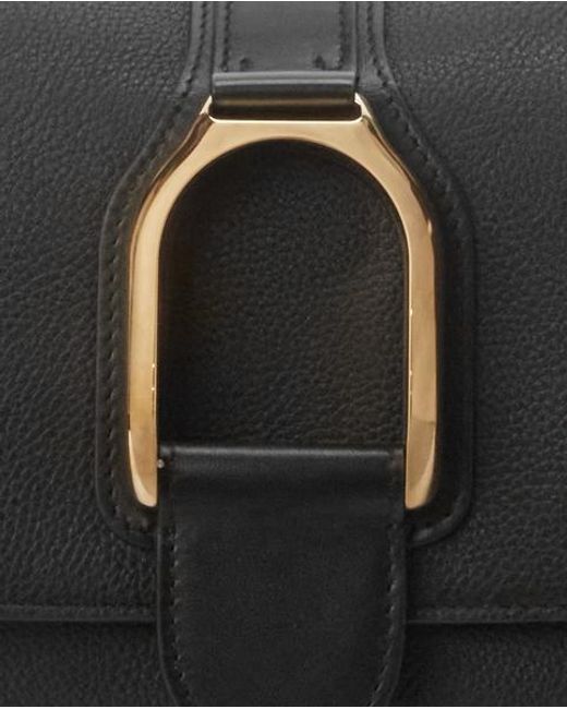 Ralph Lauren Black Ralph Lauren Welington Calfskin Shoulder Bag