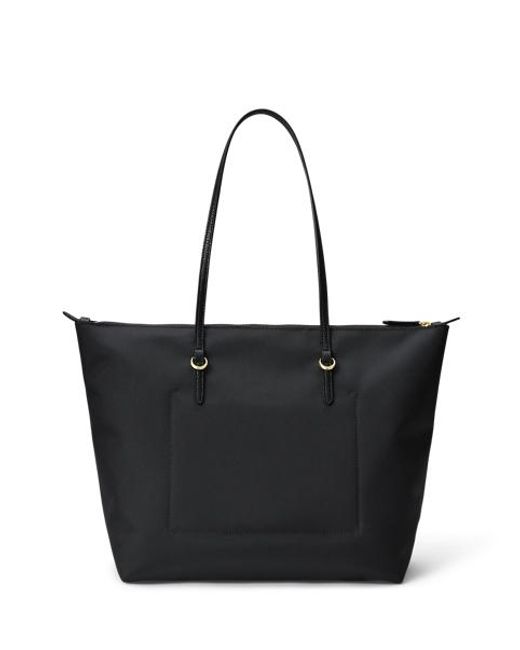 Ralph Lauren Red Nylon Large Keaton Tote Bag