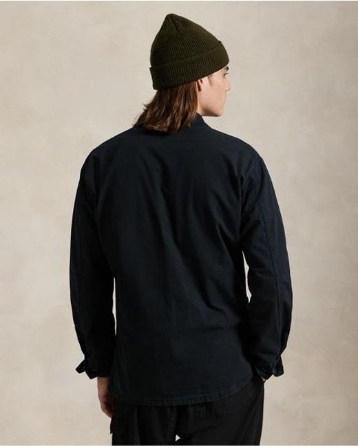 Polo Ralph Lauren Utility-Hemdjacke Aus Ripstop in Black für Herren