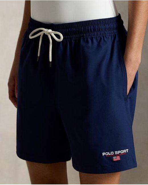 Polo Ralph Lauren Blue 14.5 Cm Traveller Swimming Shorts for men