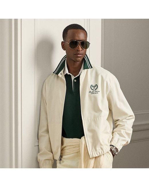 Giacca Forsythe in cotone e cashmere di Ralph Lauren in White da Uomo