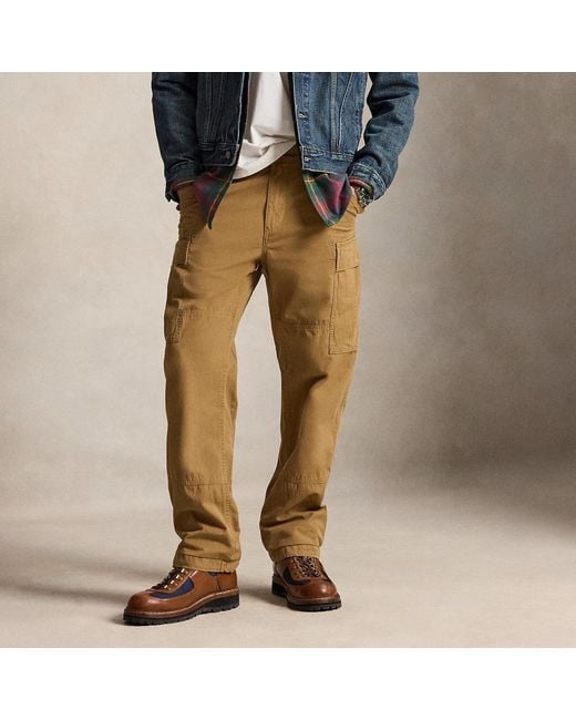 Polo Ralph Lauren Natural Classic Fit Canvas Cargo Trouser for men