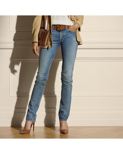 Ralph Lauren Blue Barrett Slim Denim Jean