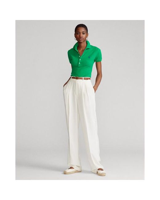 Polo Ralph Lauren Green Slim Fit Stretch Polo Shirt