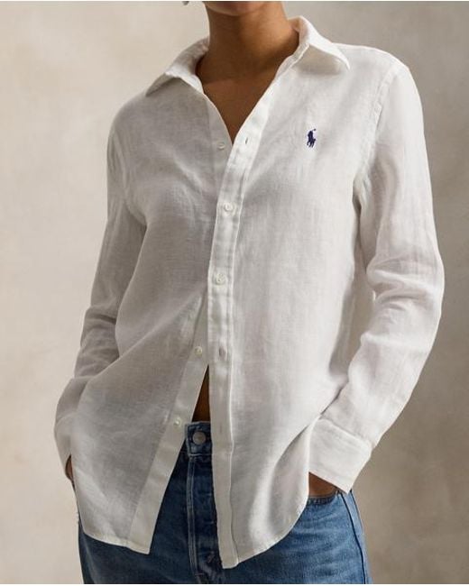 Polo Ralph Lauren Natural Classic Fit Linen Shirt