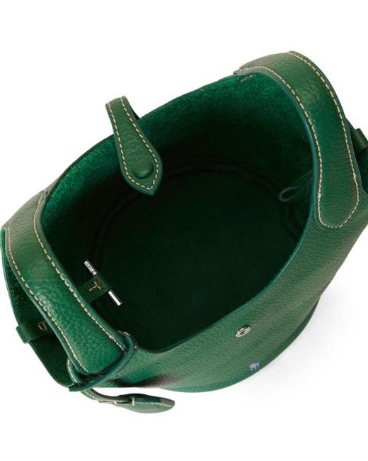 Polo Ralph Lauren Green Polo Play Small Leather Tote & Crossbody
